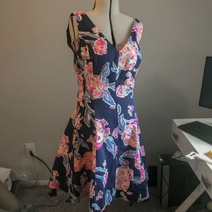 EUC Lilly Pulitzer Clove dress in Navy Pom Pom